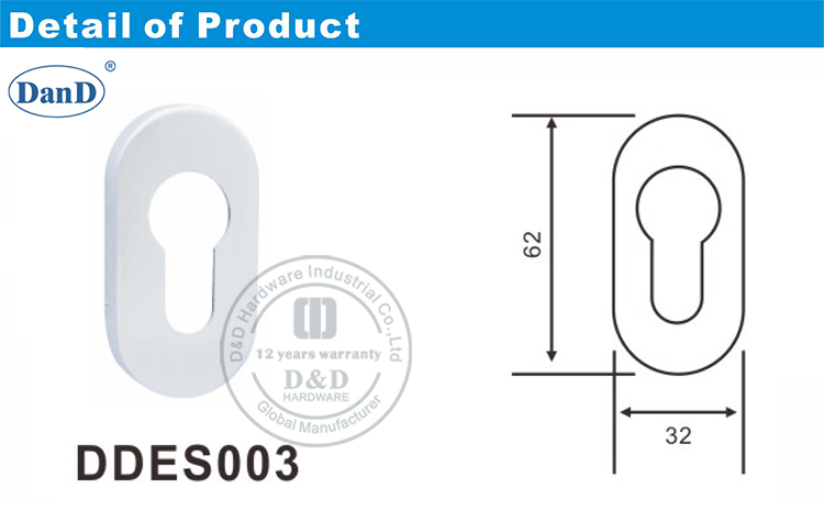 Phần cứng Rosette Escutcheon-D và D