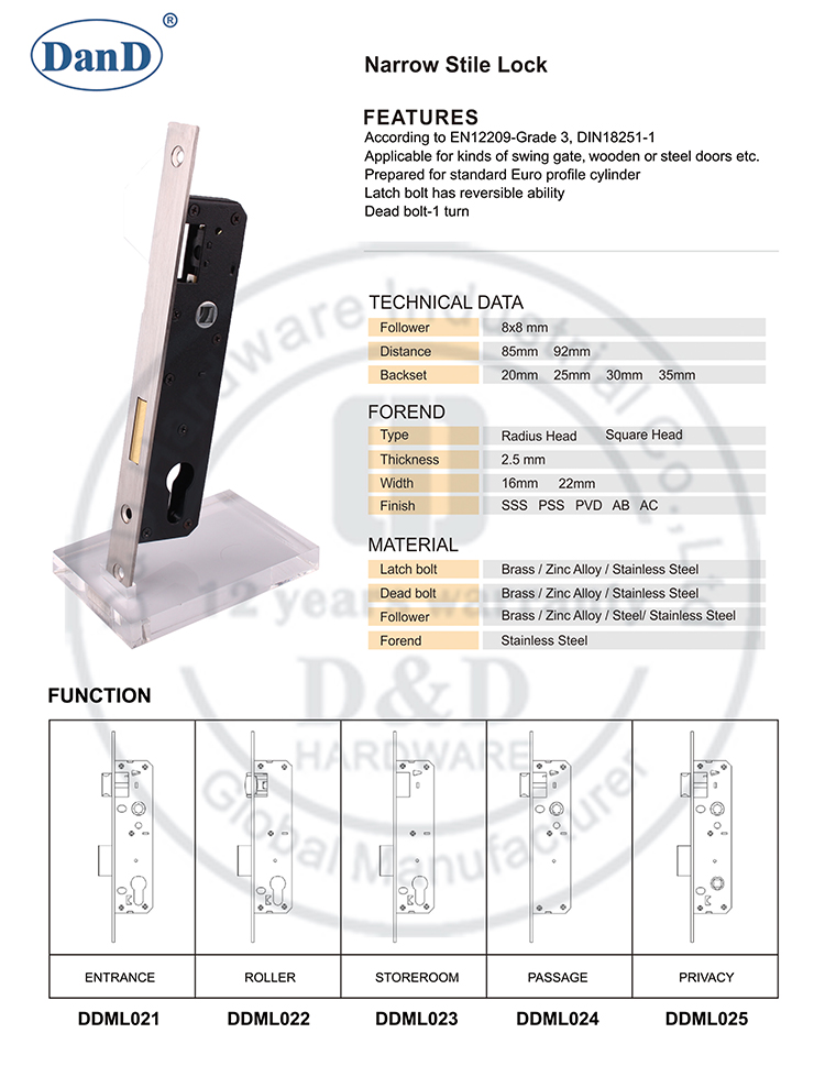 Khóa Cửa Kho-D và Phần Cứng D