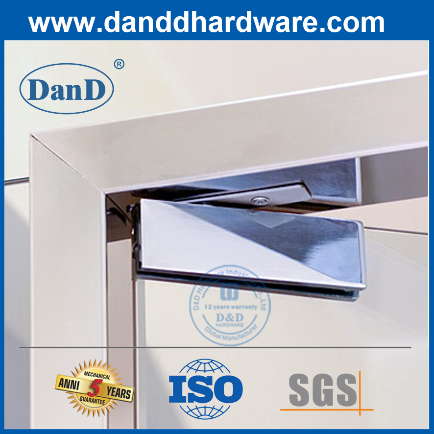 Miếng dán trên cùng bằng thép không gỉ 304 cho cửa kính văn phòng-DDPT003