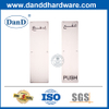 Thiết kế thời trang Tấm đẩy hình chữ nhật bằng thép không gỉ-DDSP011