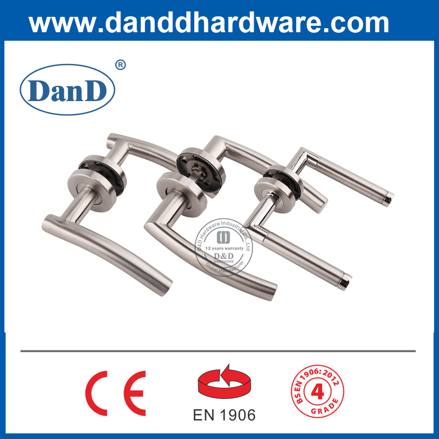Các loại tay nắm cửa thương mại Tay nắm vuông bằng thép không gỉ cho cửa-DDTH048