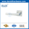 Tay nắm đòn bẩy cửa vuông bên trong Tay nắm cửa bằng thép không gỉ màu bạc-DDSH059