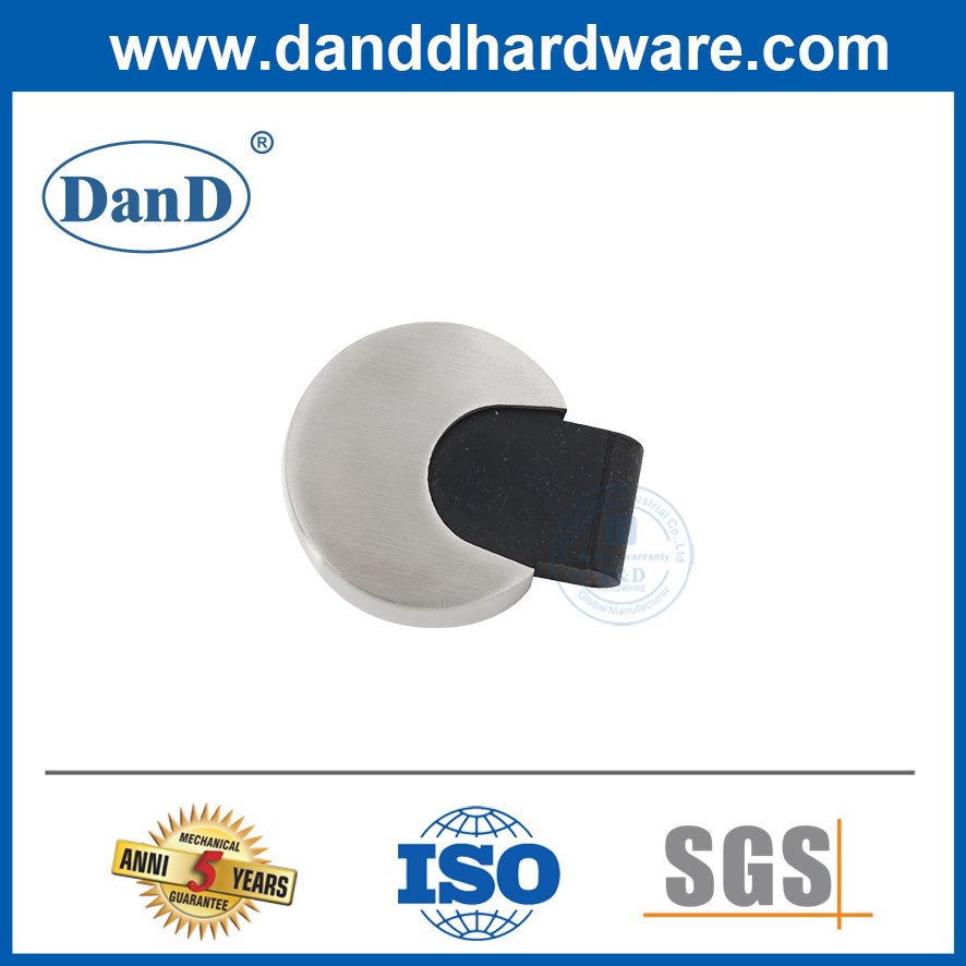 Nút chặn cửa loại tròn Nút chặn cao su bằng thép không gỉ cho cửa ra vào-DDDS043