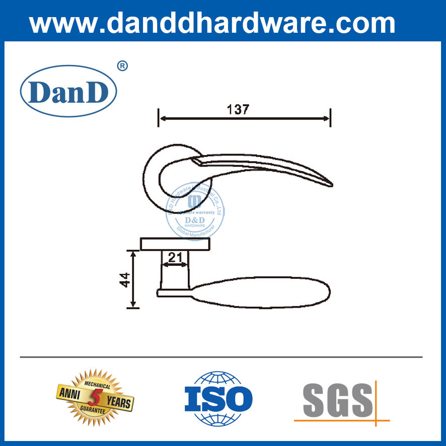 Tay nắm cửa bên ngoài bằng thép không gỉ Tay nắm cửa trước bằng thép không gỉ-DDSH050