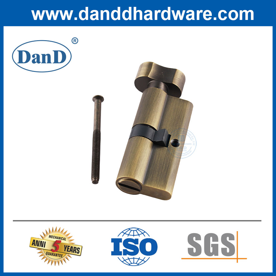 Nhà sản xuất xi lanh khóa cửa phòng tắm bằng đồng cổ cổ-DDLC007-70mm-AB