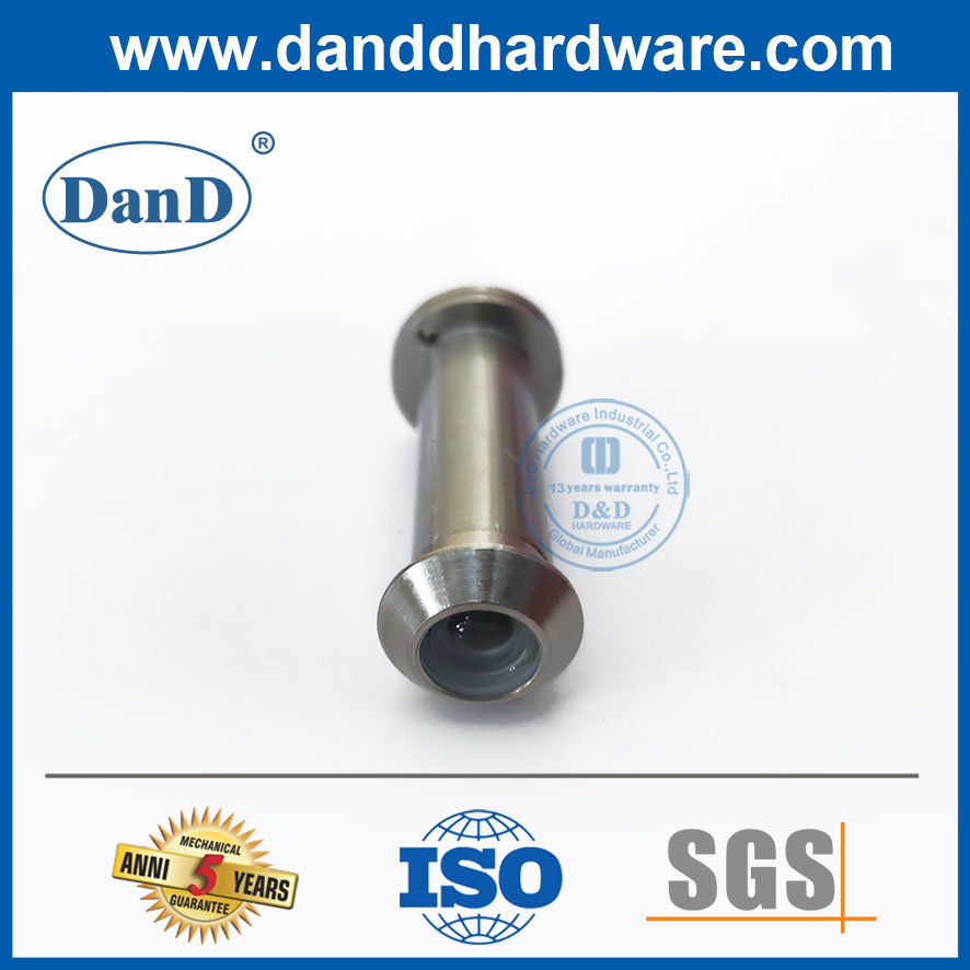 Lỗ nhìn trộm cửa trước mạ niken 160 độ có nắp-DDDV001