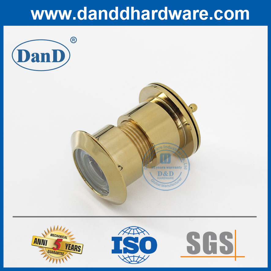 Thiết bị xem cửa nhìn trộm thiên thần rộng mạ vàng 200 độ-DDDV003