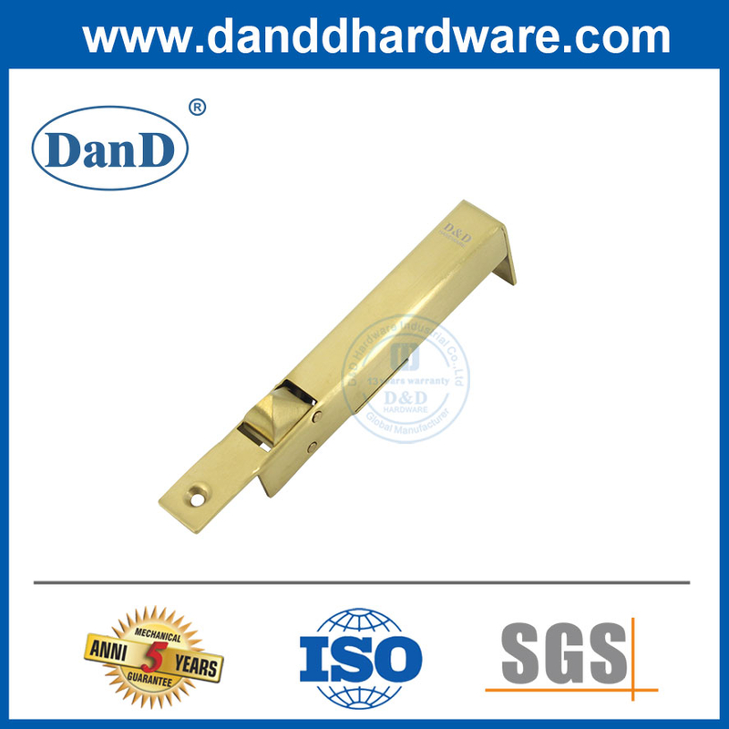 Khóa chốt cửa tự động SUS304 Gold Spring Sideways dành cho lối ra công cộng-DDDB023