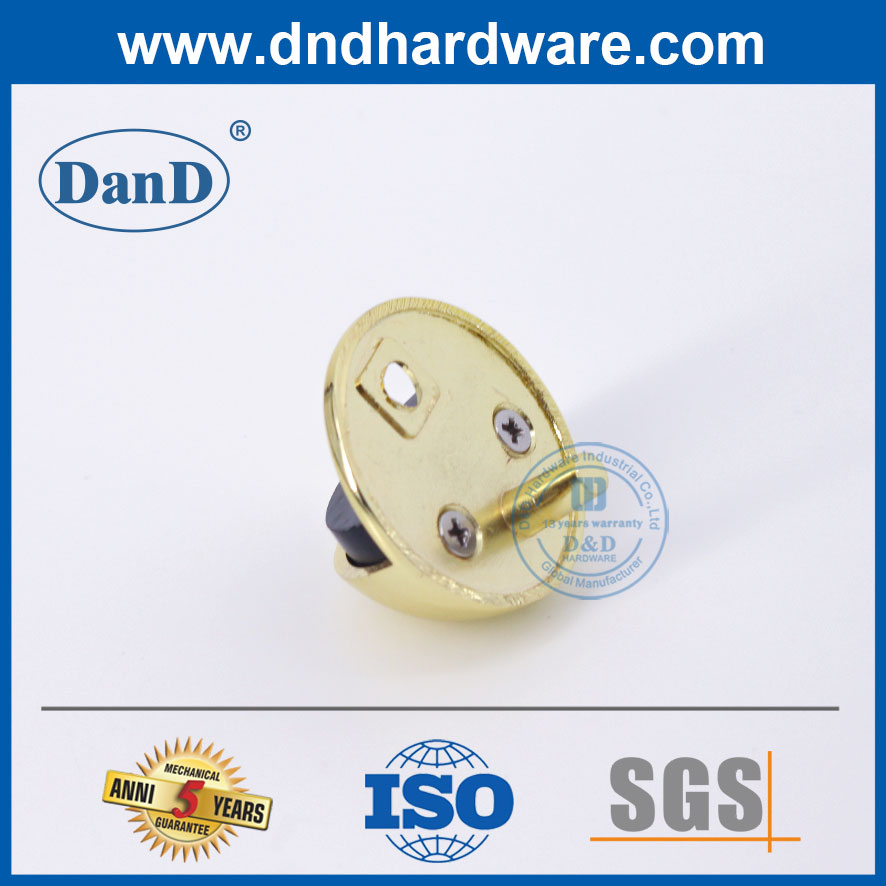 Chặn cửa bằng gỗ an toàn Hợp kim kẽm Cài đặt cửa chặn vàng-DDDS005