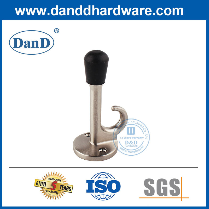 Chặn Cửa Có Móc An Ninh Hợp Kim Kẽm Satin Niken Ngộ nghĩnh Chặn Cửa-DDDS020
