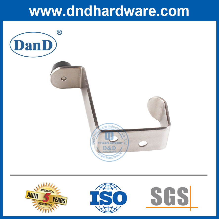 Nút chặn móc cửa bằng thép không gỉ loại treo tường cho phòng tắm nhà vệ sinh-DDDS024