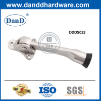 Chặn cửa an ninh Giá đỡ cửa hợp kim kẽm Satin Niken gắn cửa chặn cửa-DDDS022