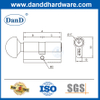 Bộ lỗ mộng lõi đồng thau Euro Bộ xi lanh khóa cửa pin với Thumbturn-DDLC005