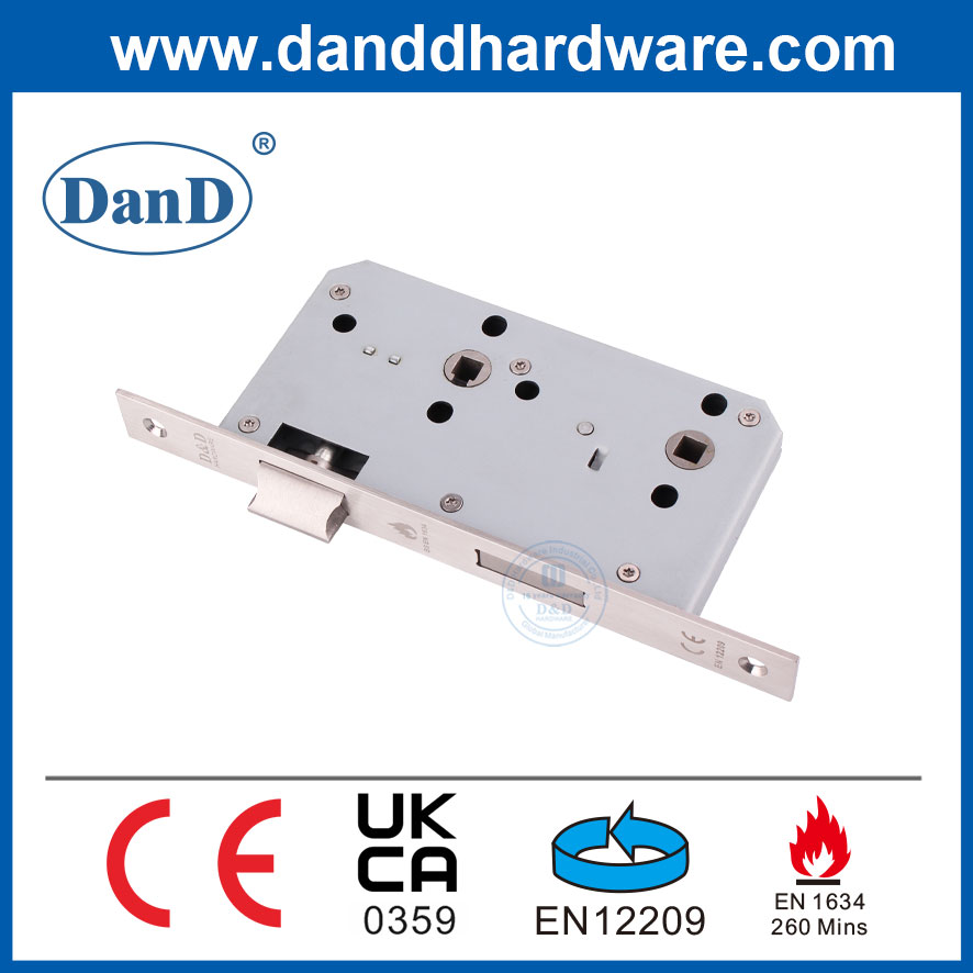 EN12209 Khóa mộng hồ sơ Euro bằng thép không gỉ cho cửa phòng tắm-DDML012-5578
