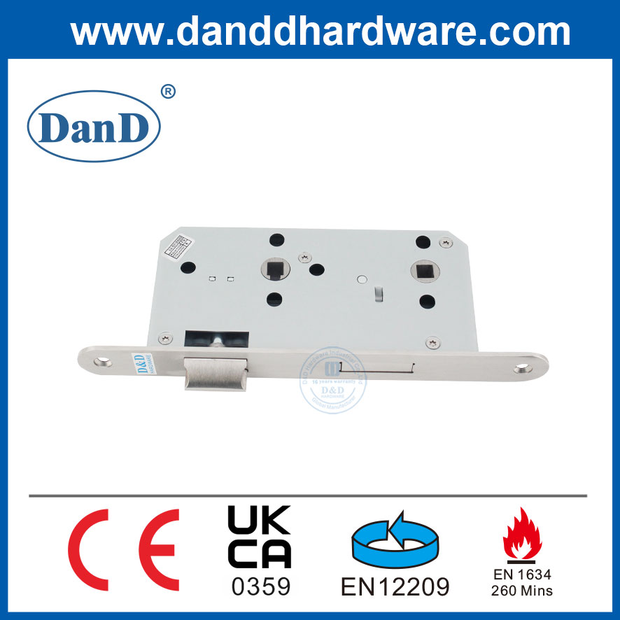 CE Bên trong tay nắm cửa phòng tắm bằng thép không gỉ Khóa cửa mộng-DDML012R-5578