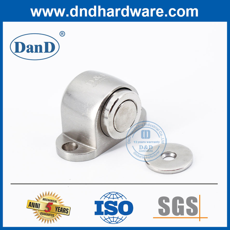 Chặn cửa nội thất hiện đại Chặn sàn bằng hợp kim kẽm cho cửa gỗ-DDDS031