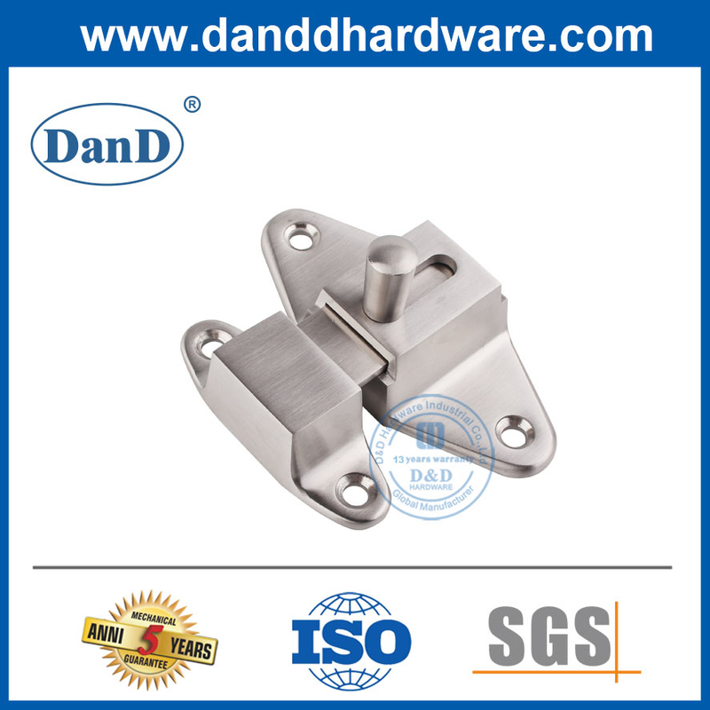 Nhà sản xuất Trung Quốc Chốt bảo vệ cửa Chốt cửa an ninh bằng thép không gỉ Bolt-DDDG007