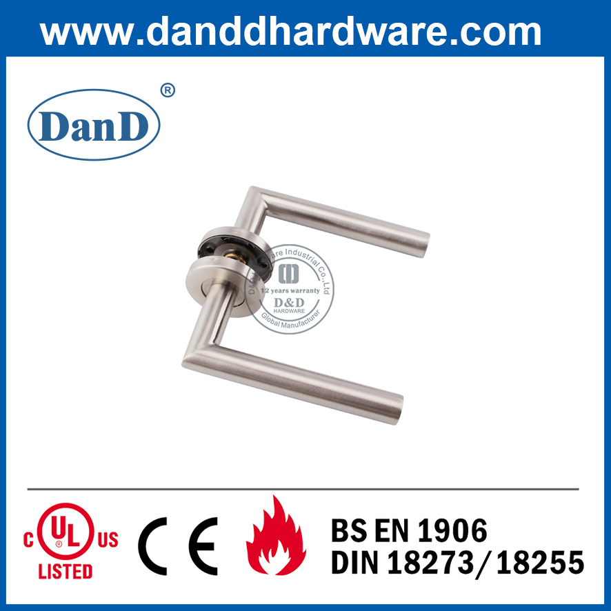 EN1906 Tay nắm cửa lắp bằng thép không gỉ 304 loại 4 chống cháy-DDTH003