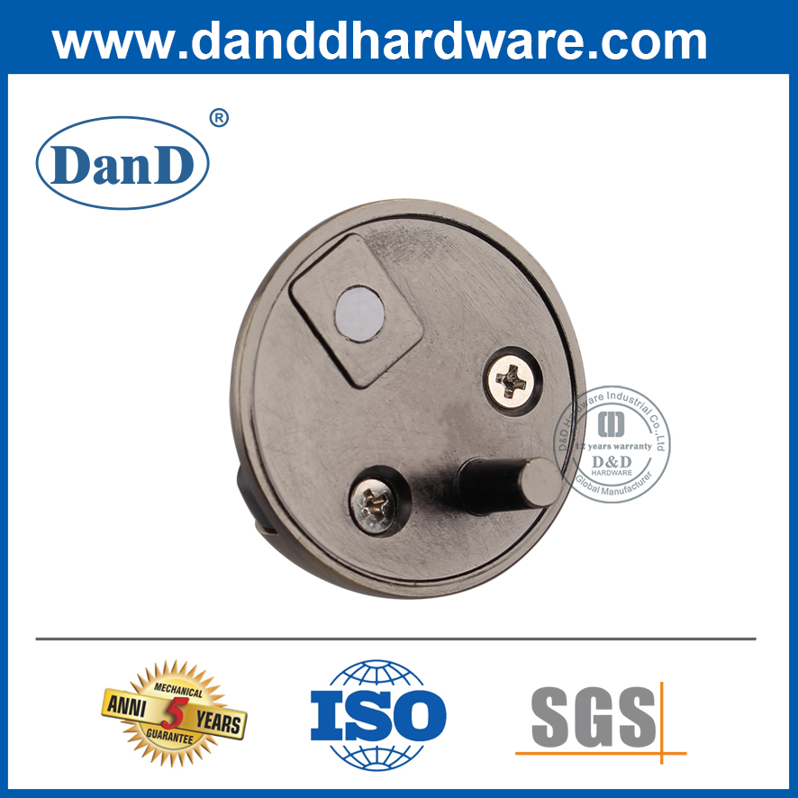Chặn cửa gắn trên sàn bằng đồng thau cổ bằng thép không gỉ-DDDS001