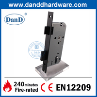 Khóa cửa chống cháy bằng thép không gỉ màu đen mờ được đánh dấu CE-DDML009