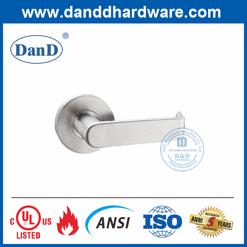 Tay nắm cửa đòn bẩy rắn màu bạc nặng SUS304-DDAH002