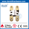 Bản lề cửa giấu hợp kim kẽm bằng đồng thau Satin cho chung cư-DDCH007