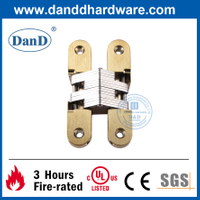 Bản lề cửa giấu hợp kim kẽm bằng đồng thau Satin cho chung cư-DDCH007