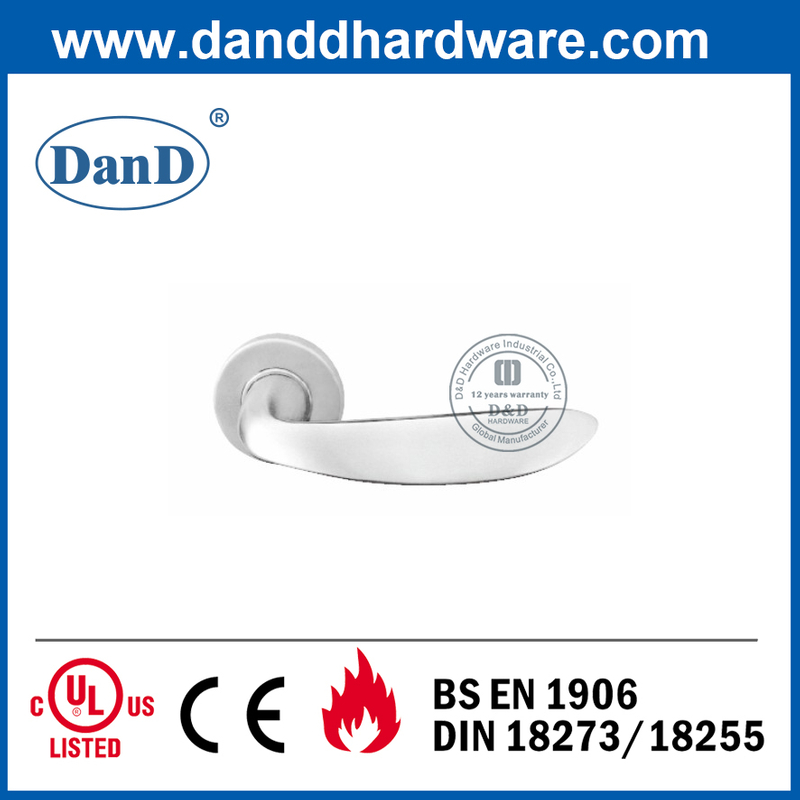 Phụ kiện cửa inox 304 Tay nắm đòn bẩy chắc chắn cho cửa phòng ngủ-DDSH019