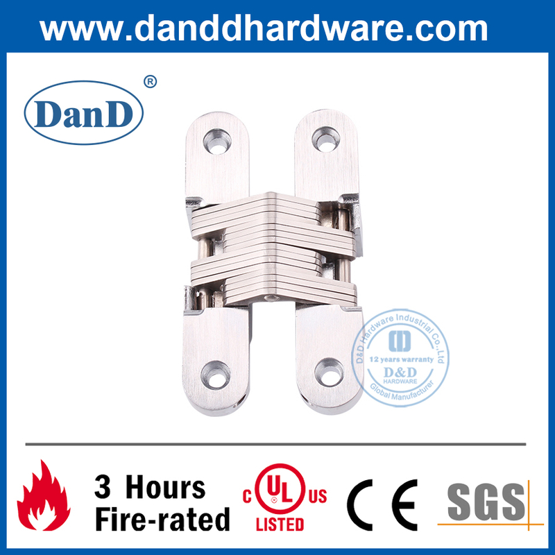Bản lề giấu an toàn bằng hợp kim kẽm cho cửa đôi ngoài trời -DDCH007-G5
