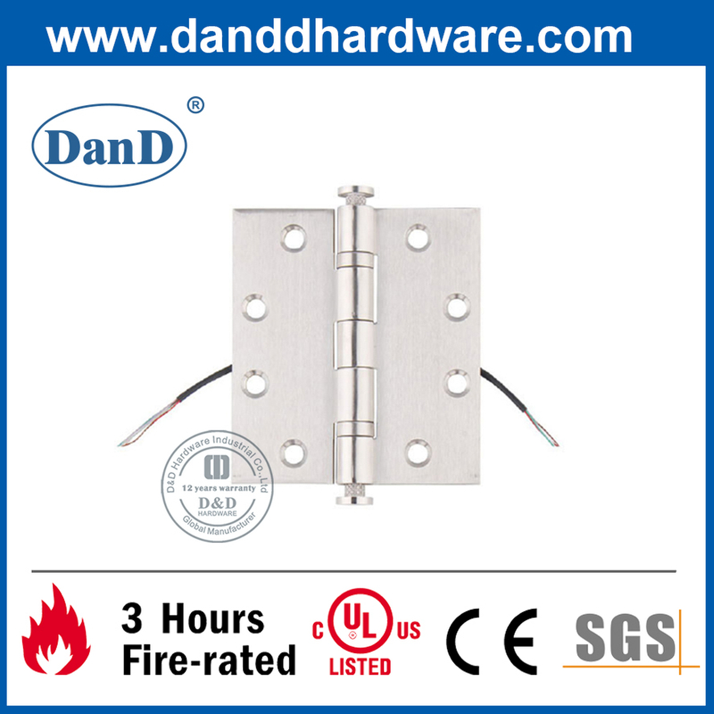 Bản lề đối đầu điện khí hóa SUS304 cho cửa điều khiển điện -DDTD001