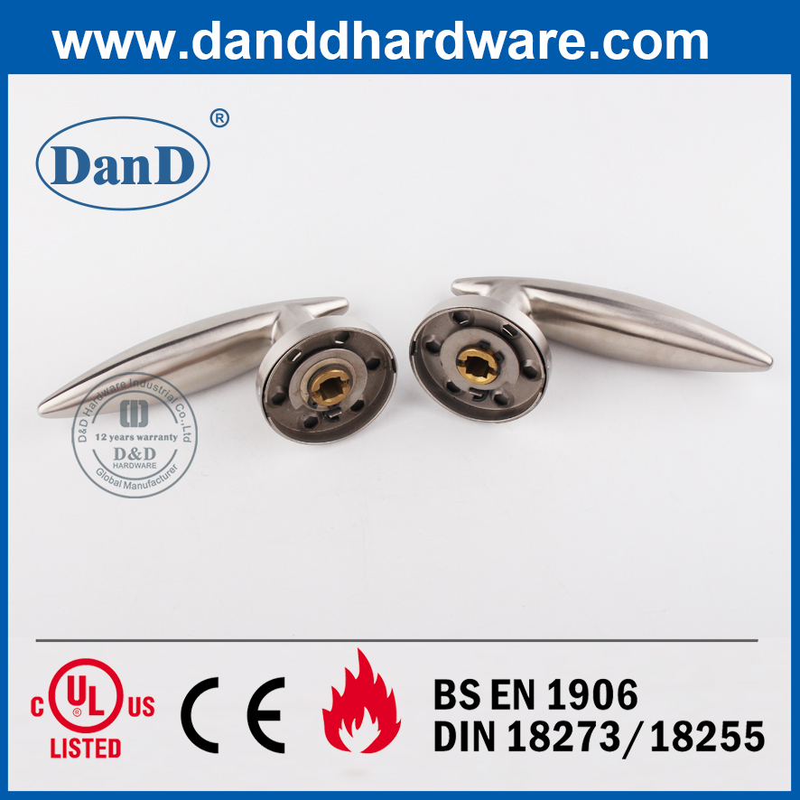 Tay cầm đòn bẩy cửa thương mại đương đại bằng thép không gỉ 304-DDSH021