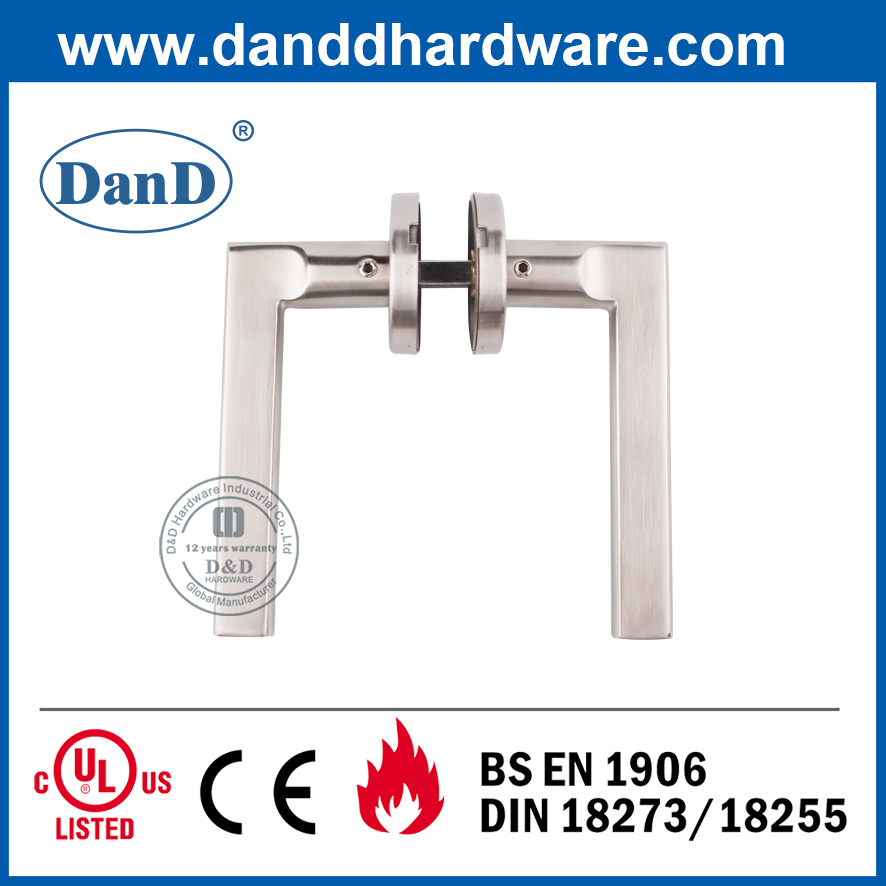 Tay nắm cửa kiểu đòn bẩy rắn loại 304 cho cửa ra vào-DDSH023