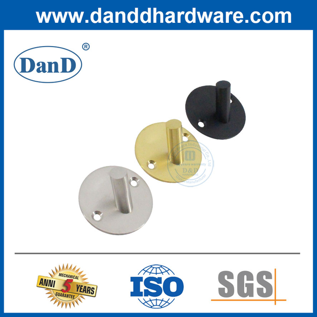 Móc phòng tắm Móc treo áo khoác vàng đen Móc treo khăn treo tường-DDTC013