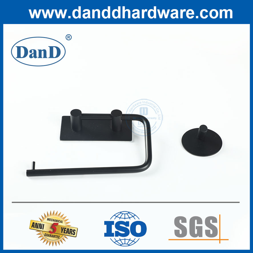 Móc Quần Áo Tắm Móc Treo Tường Mờ Đen Móc Áo Móc Treo Áo Cho Wall-DDTC017