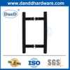 Tay nắm cửa thương mại bằng thép không gỉ Tay nắm cửa kính màu đen-DDPH001