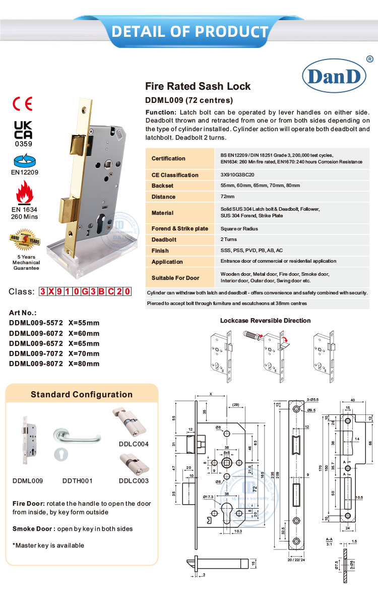 Khóa mộng EN12209
