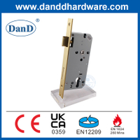 Thị trường Israel CE EN12209 Khóa cửa mộng xi lanh bằng thép không gỉ bảo mật cao Body-DDML009-5572