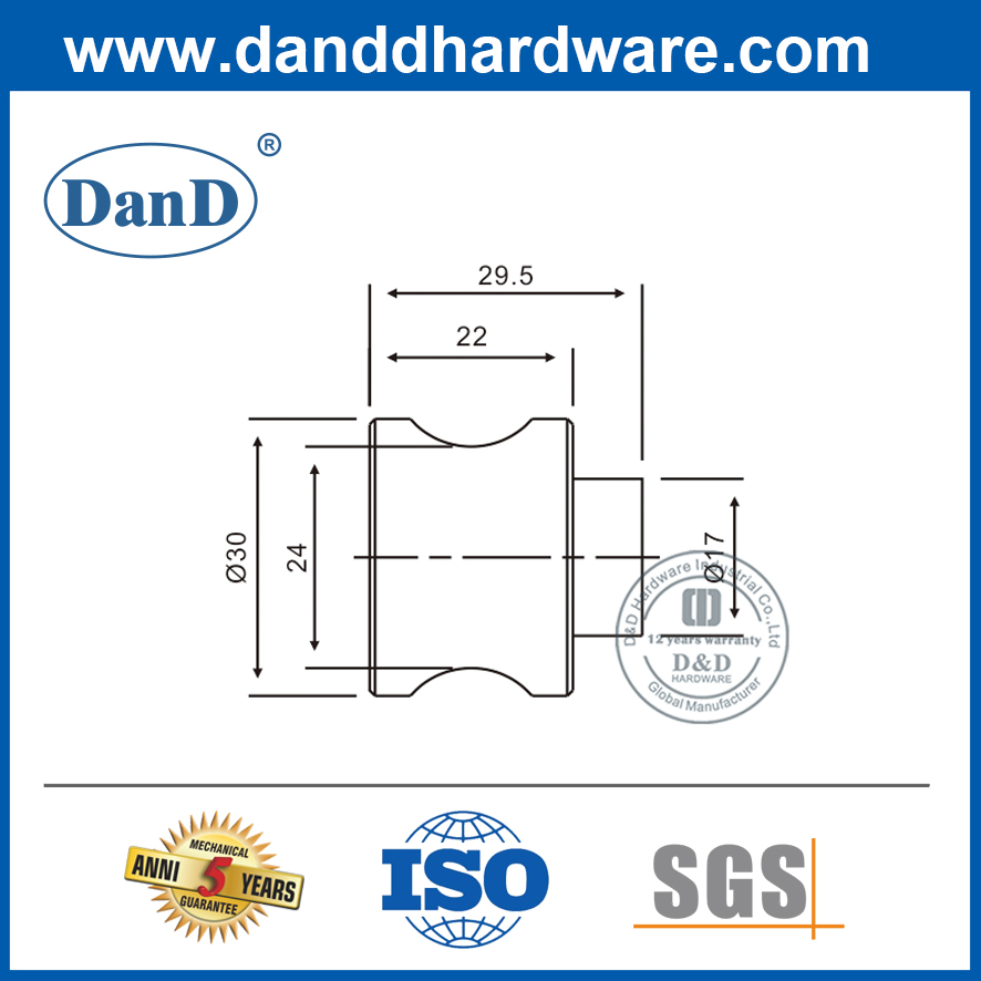 Xi lanh khóa Euro Thumbturn-DDCT002
