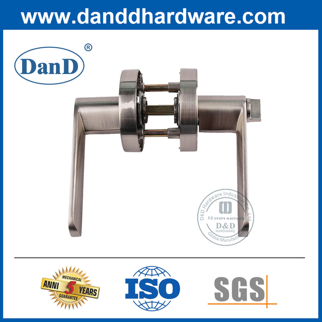 Khóa đòn bẩy hình ống bằng hợp kim kẽm một chiều bằng bạc-DDLK095