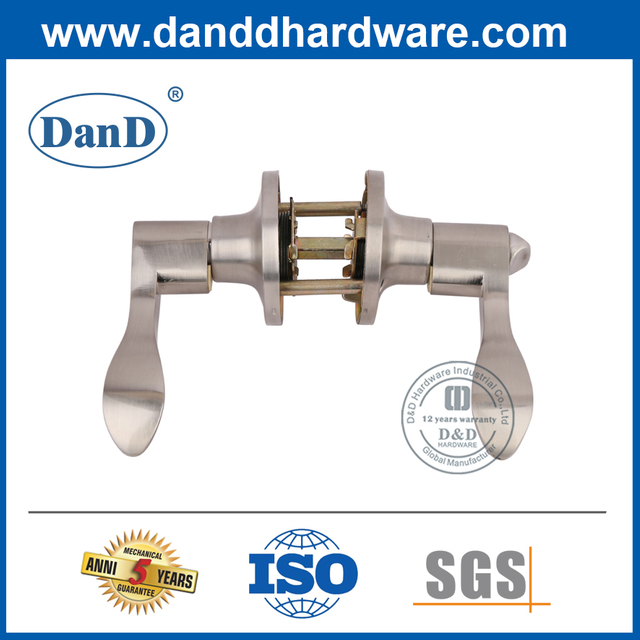 Bộ khóa hình ống phòng ngủ hạng nặng bằng hợp kim kẽm-DDLK091