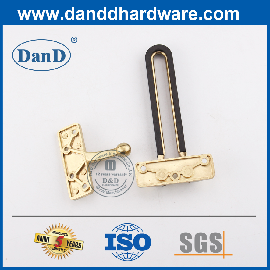 Khóa bảo vệ cửa thương mại bằng đồng thau Satin-DDDG008