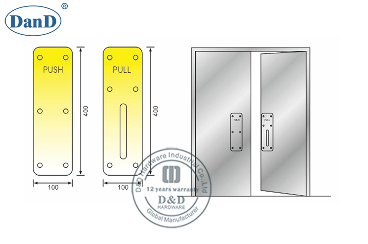 Tay cầm kéo bằng tấm