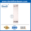 Thiết kế thời trang Tấm đẩy hình chữ nhật bằng thép không gỉ-DDSP011