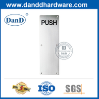 Tấm biển hiệu bằng thép không gỉ chất lượng cao cho Push-DDSP005
