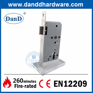 BS EN12209 SUS304 Khóa chốt chống cháy cho cửa đi qua-DDML011-6072