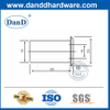 Chống bụi cửa nội thất bằng đồng thau cho Flush Bolt-DDDP003