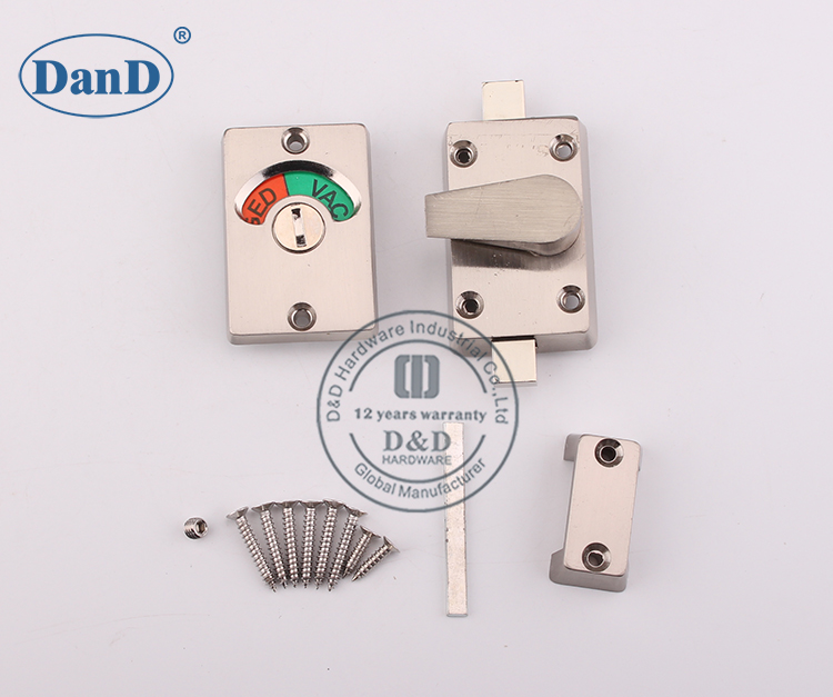 Chỉ báo bằng thép không gỉ với phần cứng trống và đã đính kèm -D và D